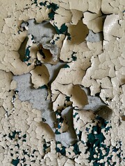 wall with peeling paint background