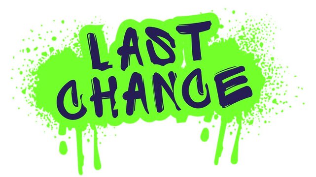 Last Chance promotional business Video in mp4 format