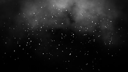 Perfect fire particles embers, dust on background . Smoke fog misty texture overlays .