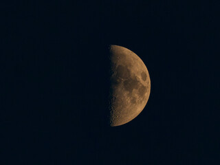 上弦の月 (2025.08.31)