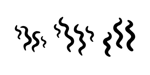 Abstract Swirls With Dots doodle black