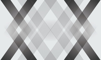 Abstract white - gray color elegant background - Vector illustration - Gradient shape modern geometric background with line stripes or pattern