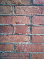 Brick wall masonry surface