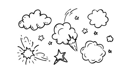 Comic Book Speech Bubble with Starburst dialogue text box