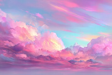 Pastel Dreamscape Sky