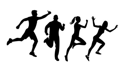 Couple Embracing Silhouette embrace love