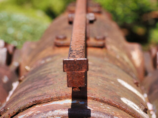 錆びた鉄の装置