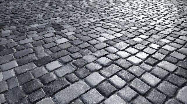 Clean light cobblestone tile texture with subtle tonal variation used in high-end product scenes and studio render environments