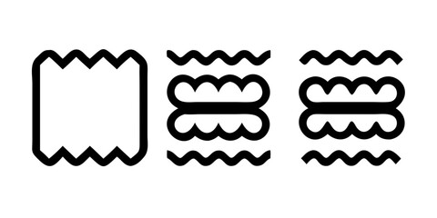 Ornate White Decorative Border with Ovals and Rectangles vector