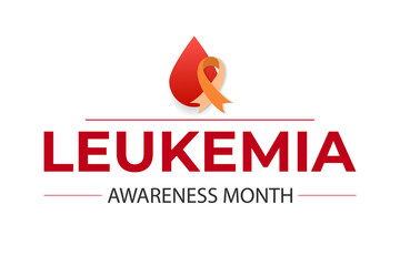 Leukemia Awareness Month. A campaign to raise awareness about leukemia in September. Support for the fight against blood cancer. The banner