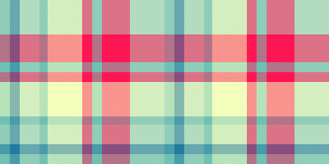 Deco textile seamless check, lady pattern plaid texture. Advertisement vector fabric tartan background in light and bright colors.