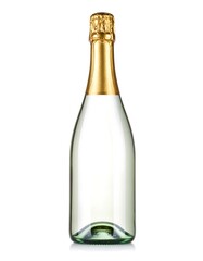 Clear Champagne Bottle