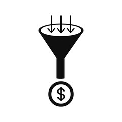 Sale process marketing icon sign symbol design vector