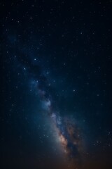 A Majestic View Of The Milky Way Galaxy Stretching Across The Dark Night Sky