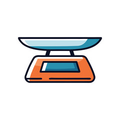 Balance Scale Illustration: A digitally crafted balance scale symbolizes the concept of measure, fairness, justice, and the art of weighing. The scale, a symbol of equilibrium.