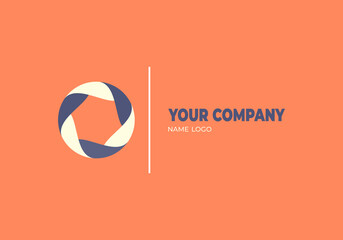 your brand template icon abstract logo vector