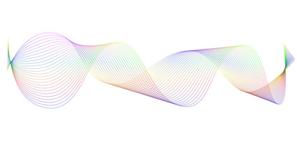 abstract colorful wave