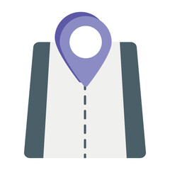 Map and Locations or navigation and Sign Vector Flat Icons Pack and illustrations