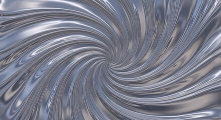 Swirling Metallic Abstract: A Detailed, Reflective, and Hypnotic Design
