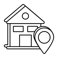 Map and Locations or navigation and Sign Vector LIne Icons Pack and illustrations