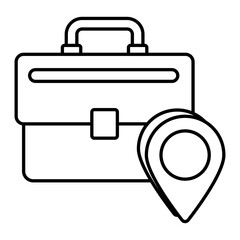 Map and Locations or navigation and Sign Vector LIne Icons Pack and illustrations