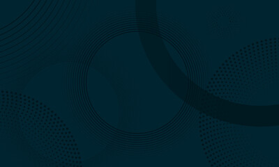 Obraz premium Circular pattern with stripes dotted line and abstract fill line | Modern dark blue vector illustration suit for banner, corporate, website, presentation