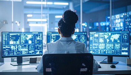 Monitoring the World: A Data Analyst Overseeing Global Information Streams on Multiple Screens