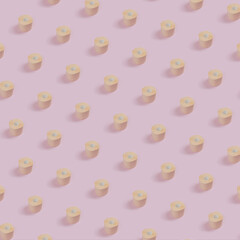 Diagonal pink toilet roll pattern. Low contrast of gentle and fine rose color with a sterile clean toilet paper