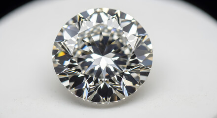 Stunning Round Brilliant Cut Diamond Sparkles with Exceptional Fire and Brilliance