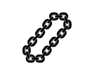 Obraz premium creative details weightlifting chains icon vector Illustration