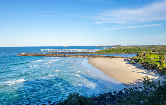 View of Duranbah Beach from Point Danger