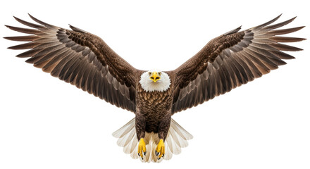 Isolated Eagle Landing