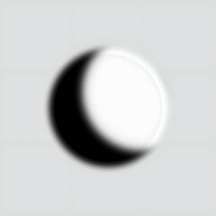Crescent Moon Icon – Lunar Phase Symbol for Astronomy and Night Design