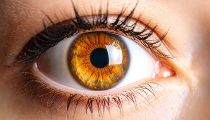 Close-up of a hazel eye