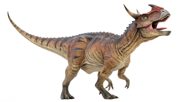 Carnotaurus isolated on transparent PNG background