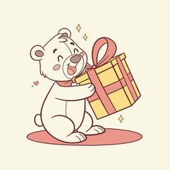 A soft plush teddy bear in light brown, resting on a baby pink background