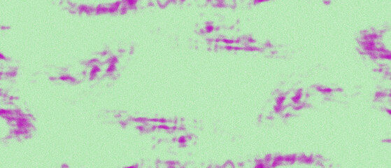 Abstract Mint Green Background with Purple Splotches