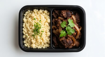 Beef and Couscous Meal Prep.