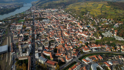 Aerial Wide View Around The