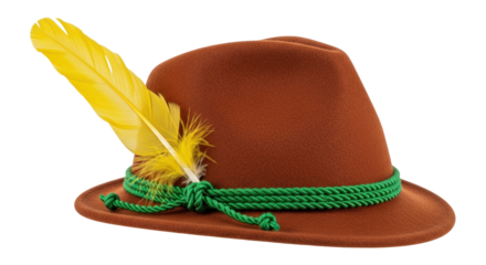 Isolated Traditional Bavarian Hat