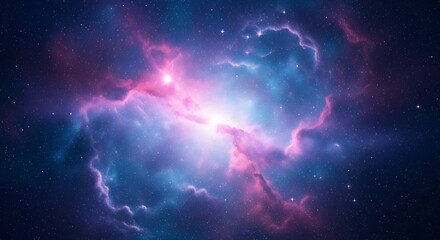 Obraz premium Cosmic Nebulae in Deep Space.