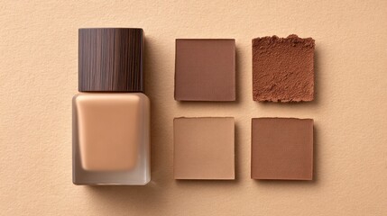 Next to a square box and another square box is a foundation that has a water base