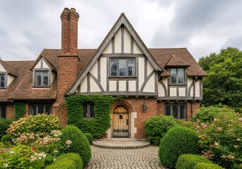 Charming Tudor Home with Cottage Garden