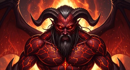 Fierce Demonic Figure.