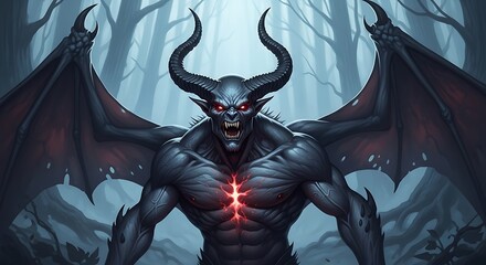 Powerful Demon in Dark Forest.
