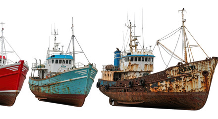 Isolated Fishing Boat