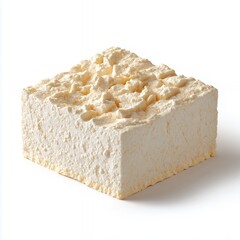 homemade marshmallow square confection dessert white fluffy sweet treat