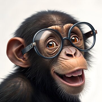 monkey with goggles