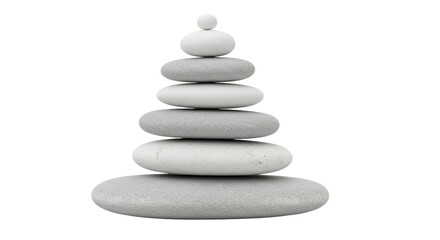 Isolated Stacked Balancing Stones
