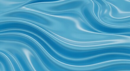 Blue Fabric Texture Background.